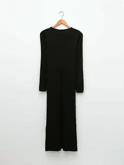 پیراهن بلند زنانه مشکی السی وایکیکی