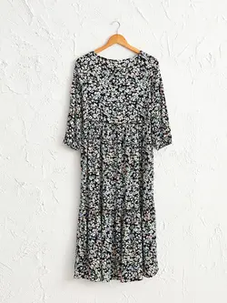 پیراهن میدی زنانه مشکی السی وایکیکی