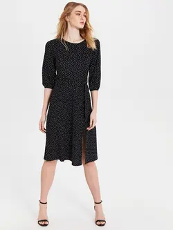 پیراهن میدی زنانه مشکی السی وایکیکی