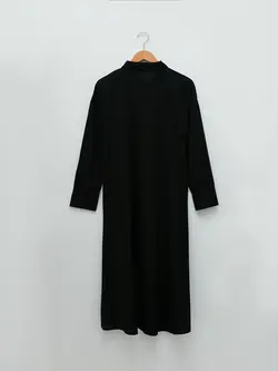 پیراهن سایز بزرگ زنانه مشکی السی وایکیکی