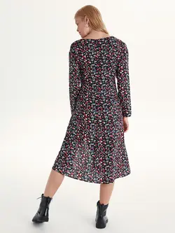 پیراهن میدی زنانه مشکی السی وایکیکی