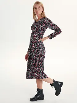 پیراهن میدی زنانه مشکی السی وایکیکی