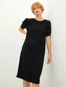 پیراهن میدی زنانه مشکی السی وایکیکی