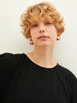 پیراهن میدی زنانه مشکی السی وایکیکی