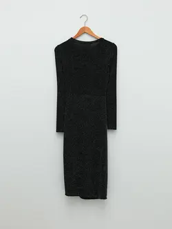 پیراهن میدی زنانه مشکی السی وایکیکی