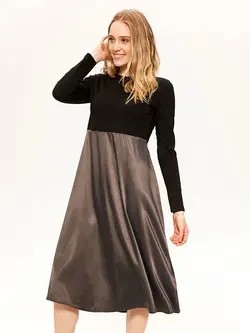 پیراهن میدی زنانه مشکی السی وایکیکی