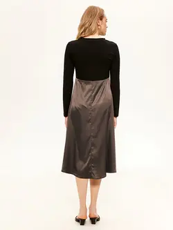 پیراهن میدی زنانه مشکی السی وایکیکی