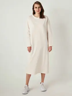 پیراهن میدی زنانه بژ السی وایکیکی