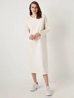 پیراهن میدی زنانه بژ السی وایکیکی