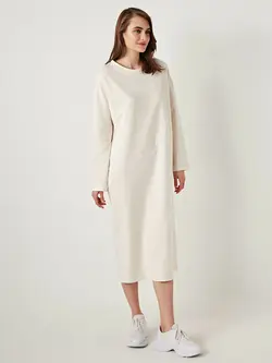 پیراهن میدی زنانه بژ السی وایکیکی