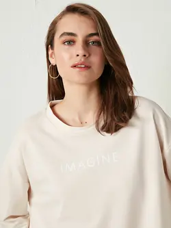 پیراهن میدی زنانه بژ السی وایکیکی