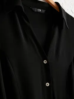 پیراهن میدی زنانه مشکی السی وایکیکی