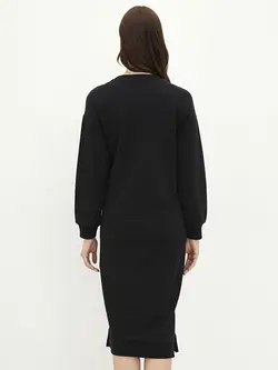 پیراهن میدی زنانه مشکی السی وایکیکی