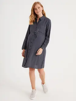 پیراهن میدی زنانه سرمه ای السی وایکیکی