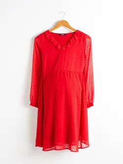 پیراهن میدی زنانه قرمز السی وایکیکی