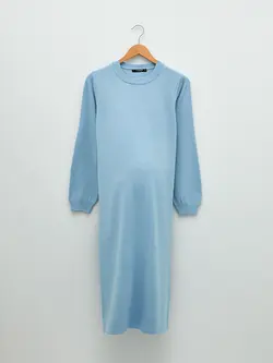 پیراهن میدی زنانه آبی السی وایکیکی