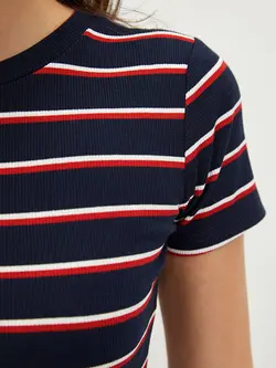 پیراهن میدی زنانه سرمه ای السی وایکیکی