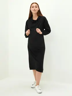 پیراهن میدی زنانه مشکی السی وایکیکی