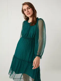 پیراهن میدی زنانه سبز السی وایکیکی