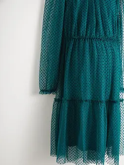 پیراهن میدی زنانه سبز السی وایکیکی