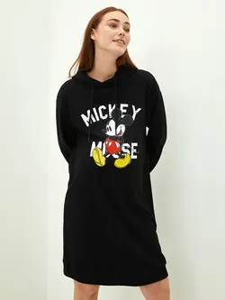 پیراهن میدی زنانه مشکی السی وایکیکی