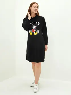 پیراهن میدی زنانه مشکی السی وایکیکی