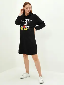 پیراهن میدی زنانه مشکی السی وایکیکی