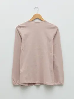 بلوز سایز بزرگ زنانه صورتی السی وایکیکی