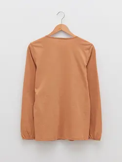 بلوز سایز بزرگ زنانه دارچینی السی وایکیکی