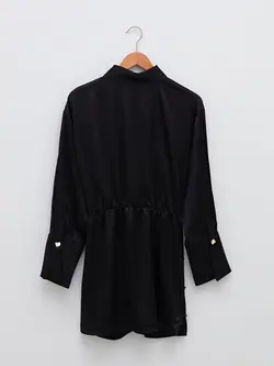 پیراهن سایز بزرگ زنانه مشکی السی وایکیکی