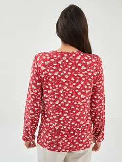 بلوز سایز بزرگ زنانه صورتی السی وایکیکی