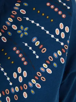 بلوز سایز بزرگ زنانه آبی نفتی السی وایکیکی