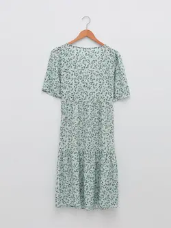 پیراهن سایز بزرگ زنانه خاکی السی وایکیکی