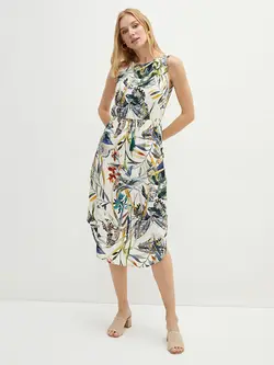 پیراهن سایز بزرگ زنانه سفید السی وایکیکی