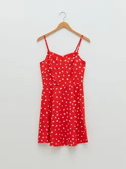 پیراهن سایز بزرگ زنانه مرجانی السی وایکیکی