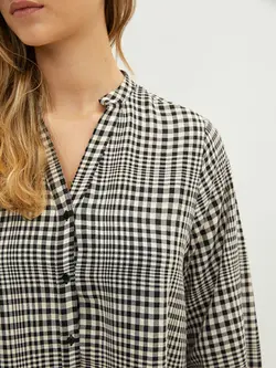 پیراهن سایز بزرگ زنانه مشکی السی وایکیکی