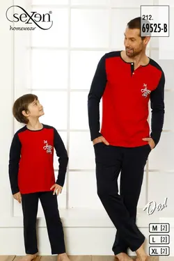 تی شرت و شلوار راحتی مردانه سایز نرمال قرمز سکسن