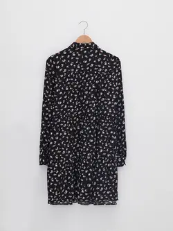 پیراهن سایز بزرگ زنانه مشکی السی وایکیکی