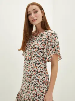 پیراهن سایز بزرگ زنانه چند رنگ السی وایکیکی