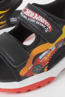 صندل|دمپایی پسرانه سیاه اچ اند ام