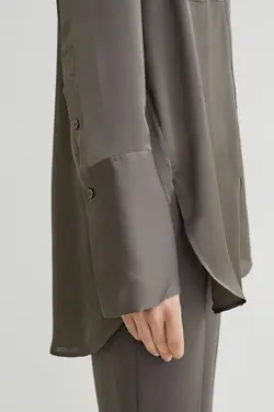 تونیک زنانه خاکی تیره اچ اند ام