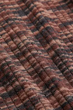 پیراهن کوتاه زنانه قهوه ای تیره اچ اند ام