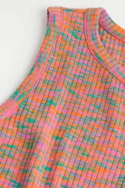 پیراهن کوتاه زنانه صورتی اچ اند ام