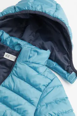 کاپشن پافر پسرانه فیروزه ای اچ اند ام