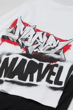 ست لباس راحتی پسرانه سفید اچ اند ام