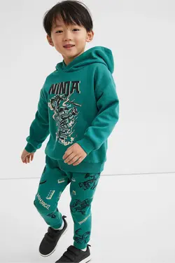 شلوار پسرانه سبز اچ اند ام