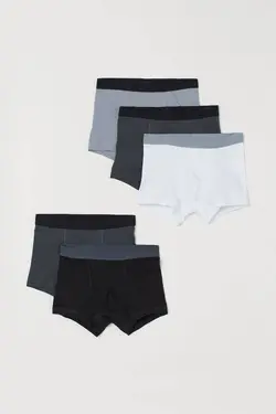 شورت پسرانه سیاه / خاکستری اچ اند ام