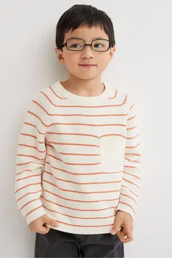 پلیور پسرانه بژ اچ اند ام