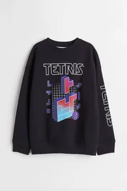 سویشرت پسرانه سیاه اچ اند ام