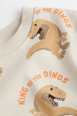 سویشرت پسرانه بژ روشن اچ اند ام